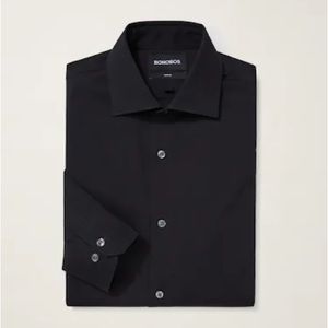 NWOT. Bonobos Jetsetter Stretch Dress Shirt. Men’s 16 X 35. Black